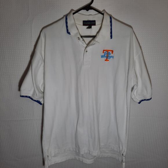 Dolphin Cove L Lady Volunteers Polo Shirt White Embroidered VTG Tennessee Tee - Picture 1 of 6